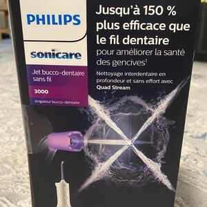 Philips Sonicare Cordless Power Flosser with Purple Accents